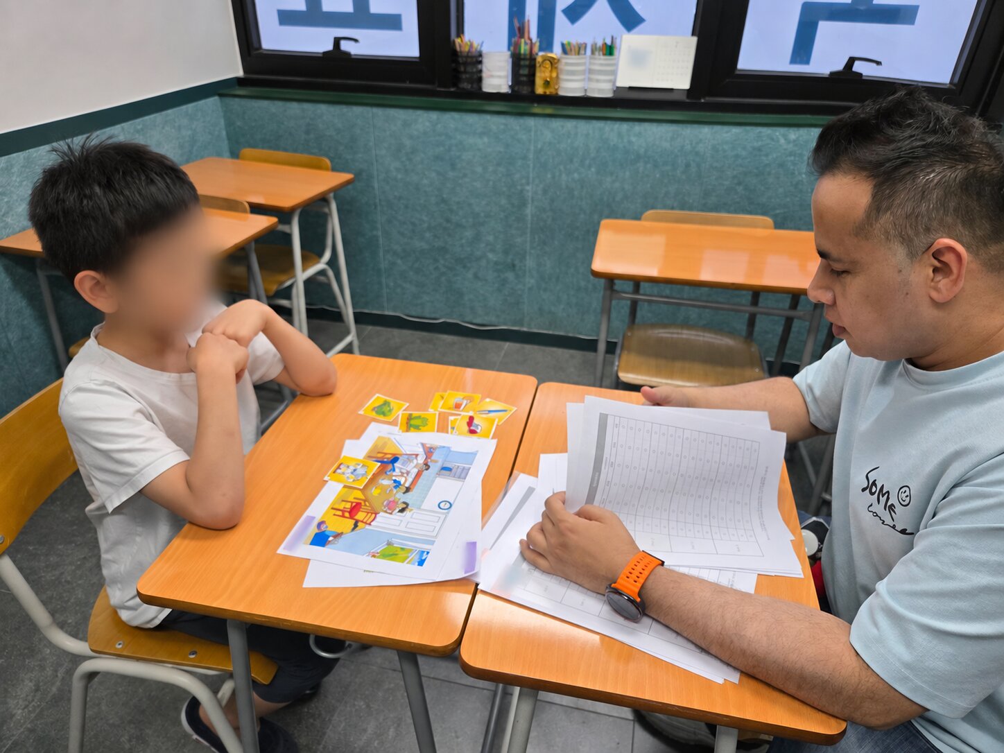 Cambridge English tests and certificates, with children’s faces protected