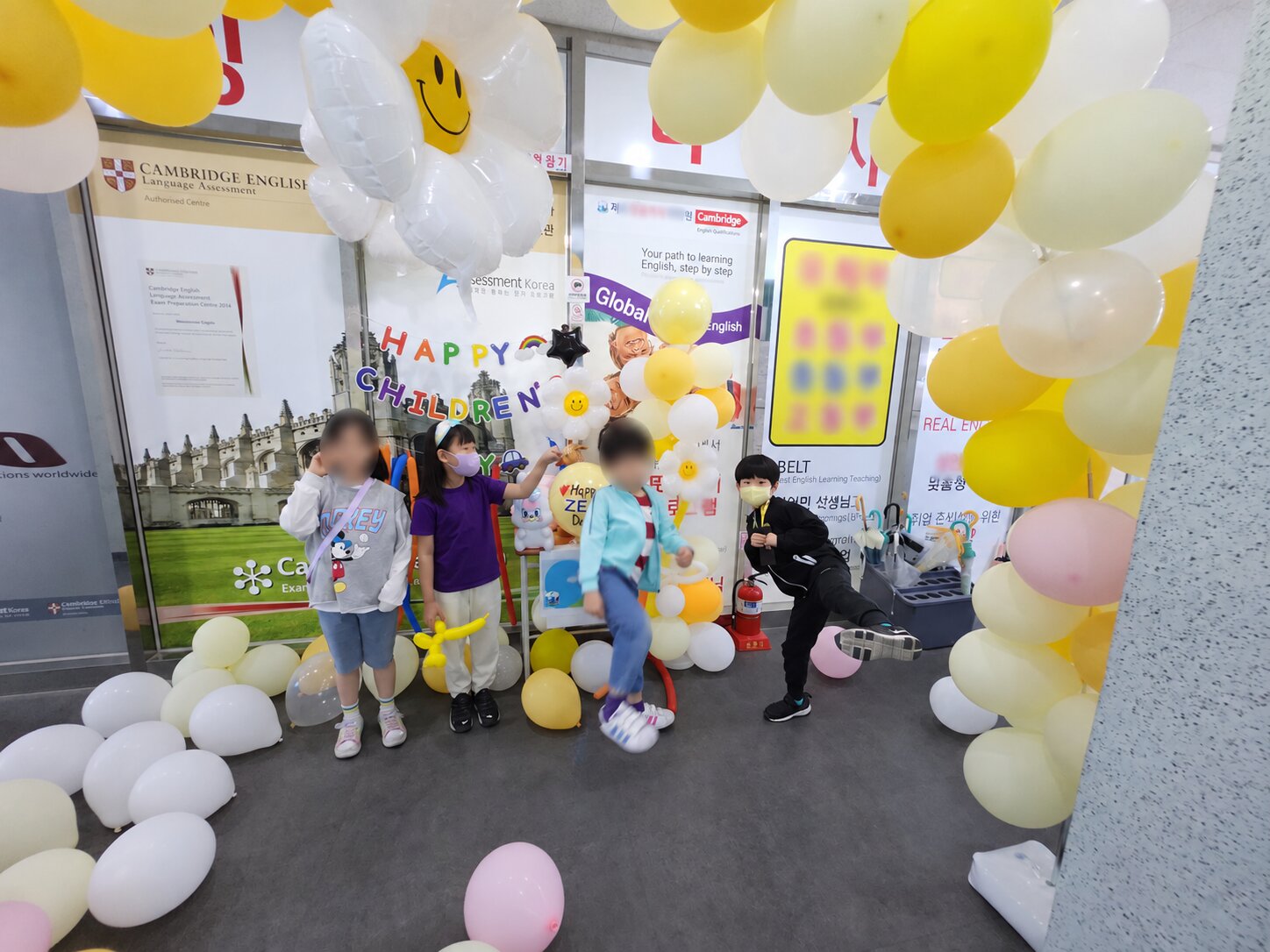 Children’s Day Market Day, with children’s faces protected